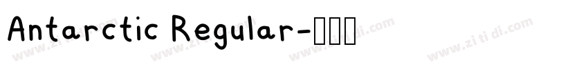 Antarctic Regular字体转换
